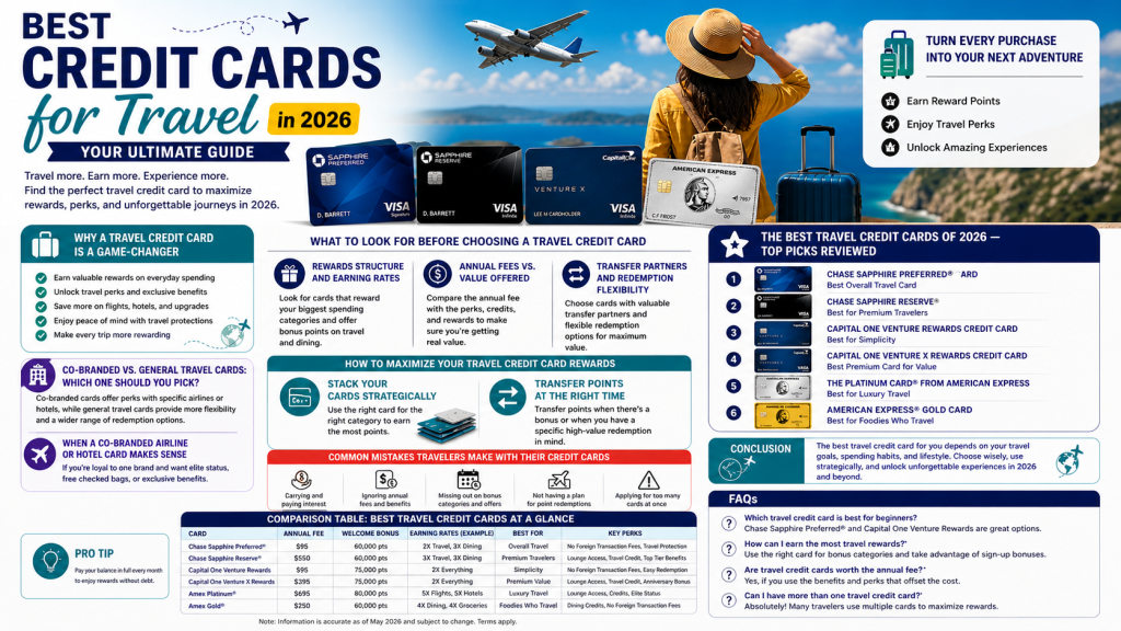 Best Credit Cards for Travel in 2026