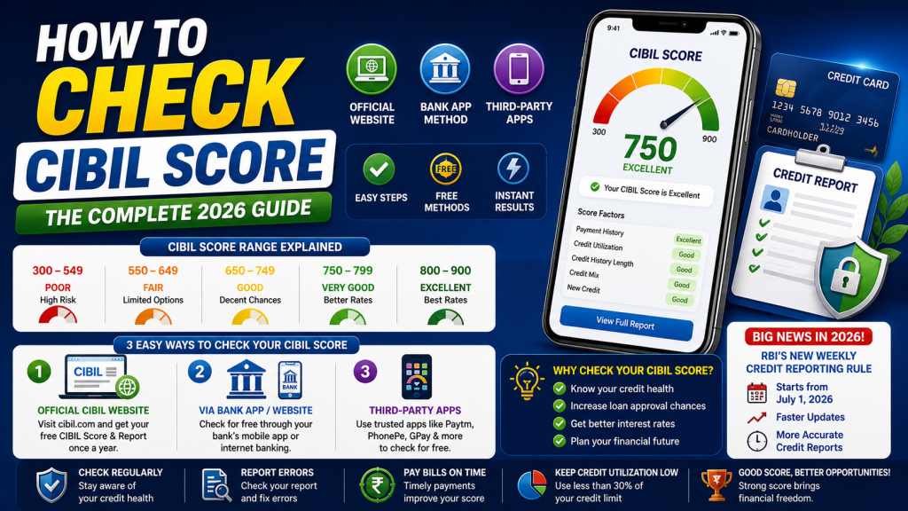 How to Check CIBIL Score