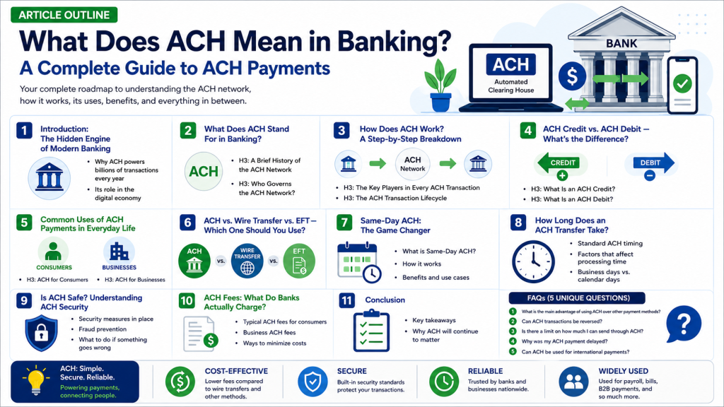 What Does ACH Mean in Banking